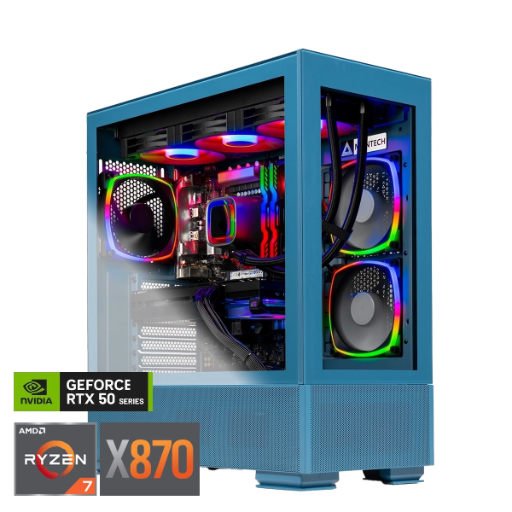 Skytech Azure 2 Gaming Desktop: Ryzen 7 9800X3D, RTX 5080, 32GB DDR5, 2TB SSD