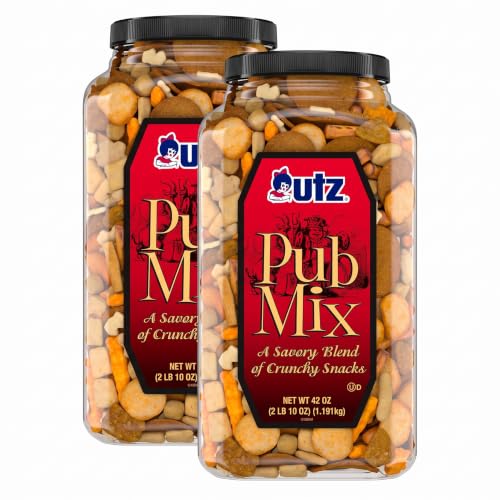Utz Pub Mix 42 Oz. Barrel (Pack of 2)