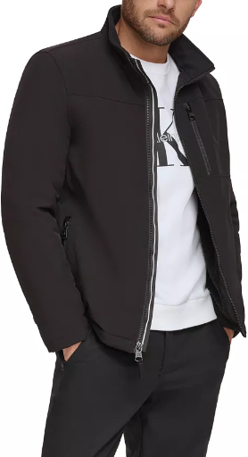 Calvin Klein Men's Sherpa Lined Classic Soft Shell Jacket Deal