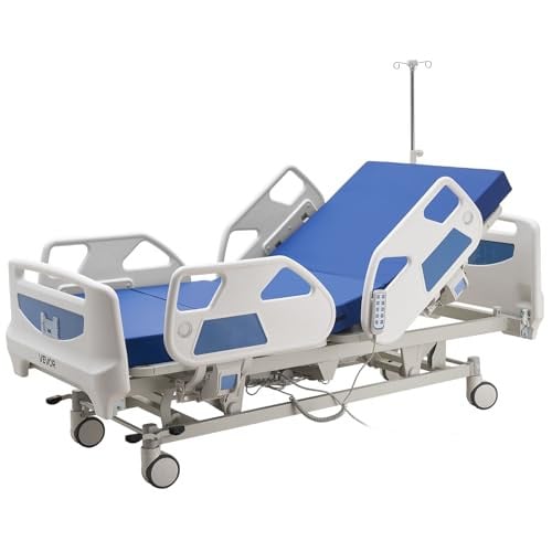 VEVOR Premium 5 Function Full Electric Hospital Bed with Trendelenburg & Reverse Trendelenburg, 550LBS Loading Deal