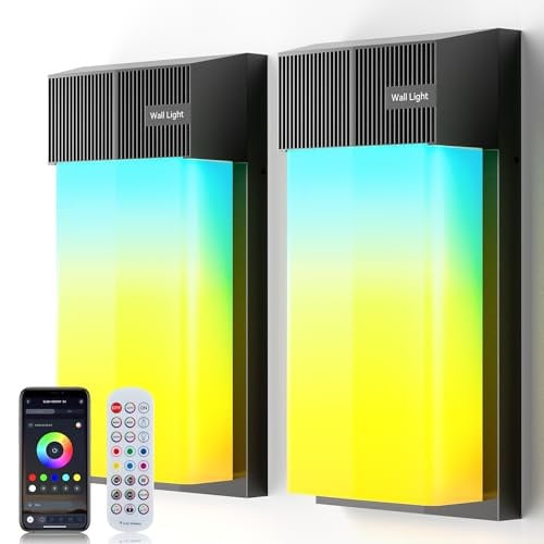 OIYN Smart RGBWW Outdoor Wall Lights 2-Pack (1500LM) Deal