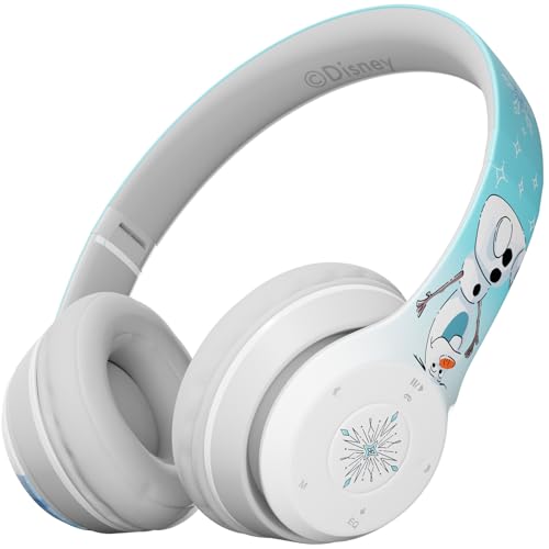 Disney Frozen Over-Ear Bluetooth Headphones with Built-in Mic, 15-Hr Playtime