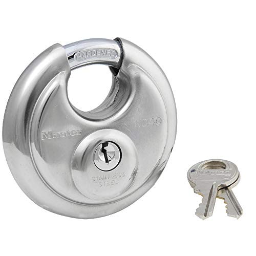 Master Lock Padlock, Stainless Steel Discus Lock, 2-3/4 in. Wide Deal