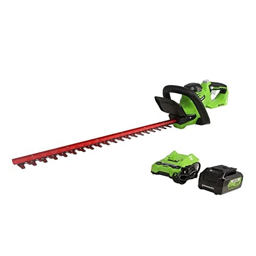 Greenworks 24V 22" Cordless Laser Cut Hedge Trimmer 4.0Ah Deal