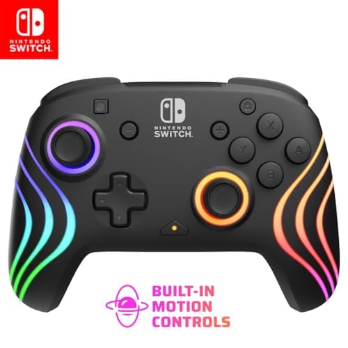 PDP Gaming Afterglow Wave Wireless Nintendo Switch Pro Controller (Black) Deal
