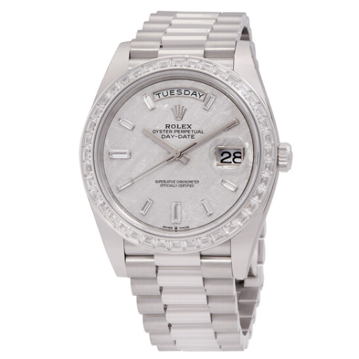 Rolex Day-Date 40 Meteorite Diamond Automatic Men's Watch