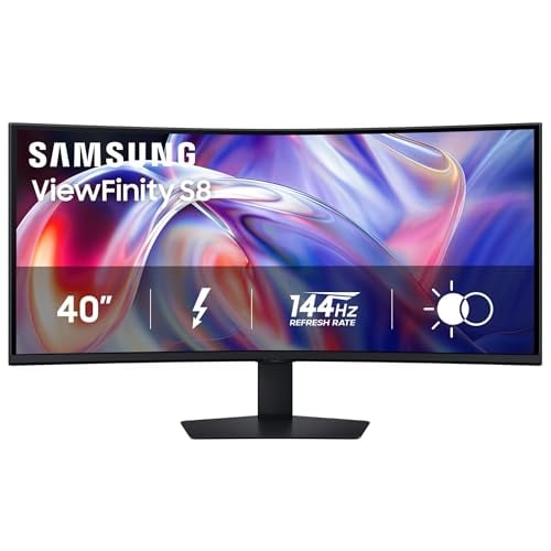 Samsung 40" ViewFinity S8 (S85TH) Curved Monitor 5K2K WUHD