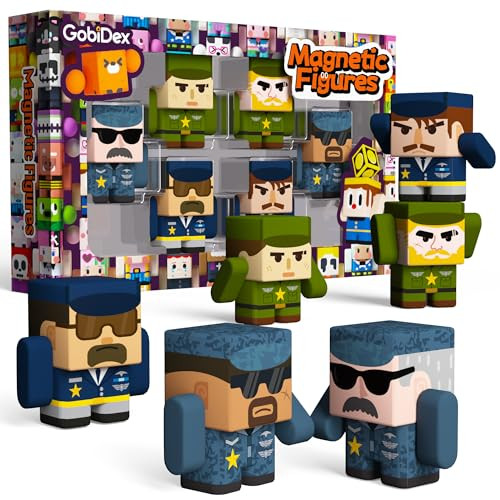 GobiDex Magnetic Army Men Action Figures