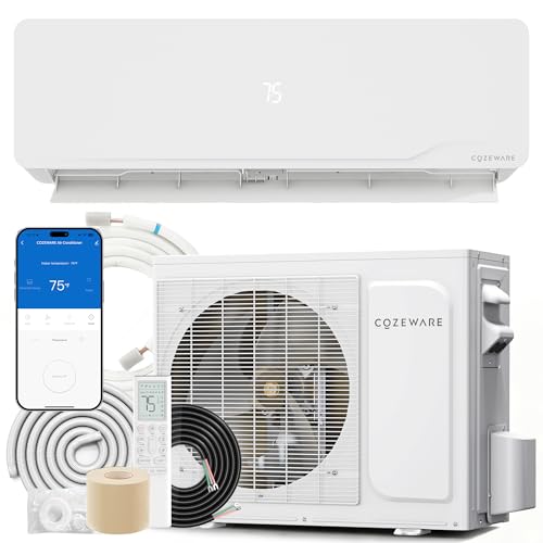 Cozeware 12000 BTU 230V 20 SEER2 Wifi Ductless Mini Split AC & Heater Deal