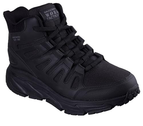 Skechers D'lux Walker Sr Hands Free Slip Ins Tactical Boot, Black, Size 7.5 Deal