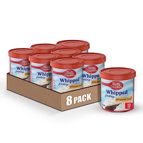 Betty Crocker Whipped Cream Frosting, Gluten Free, 12 oz (Pack of 8) Deal