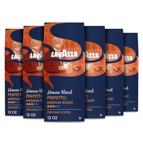 Lavazza House Blend Ground Coffee 6-Count 12-Oz