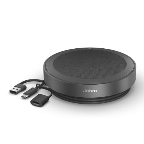 Jabra Speak2 75 Wireless Bluetooth Speakerphone USB-A & USB-C Adapter