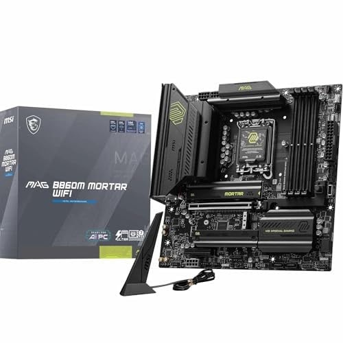 MSI MAG B860M Mortar WiFi Motherboard mATX 5G LAN Wi-Fi 7