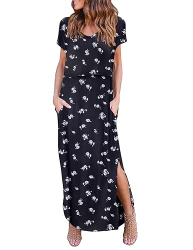 Ekouaer Women's Nursing Dress Summer