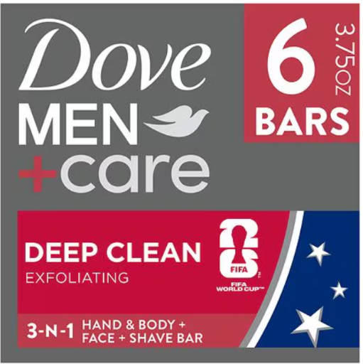 Dove Men+Care Bar Soap - 2x6= 12ct Deal