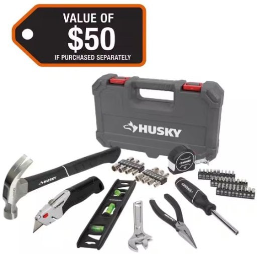 Husky 52-Piece Homeowner's Tool Kit Deal