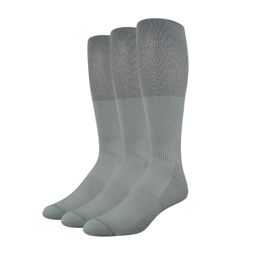 Amazon Essentials Men's Over-the-Calf Soccer Socks 3-Pack (Size 13-15)