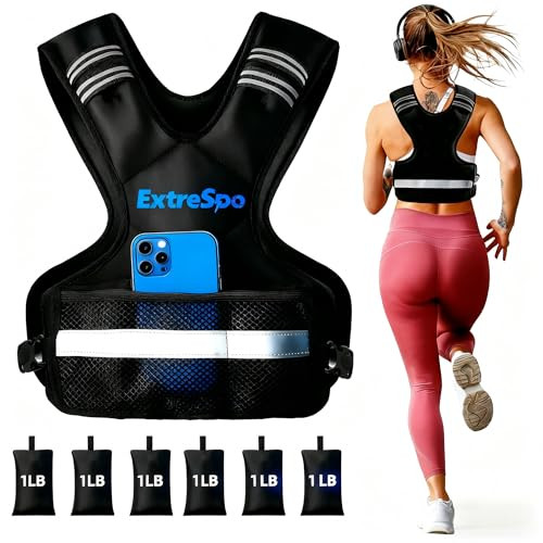 ExtreSpo Adjustable Weighted Vest 4-10lb