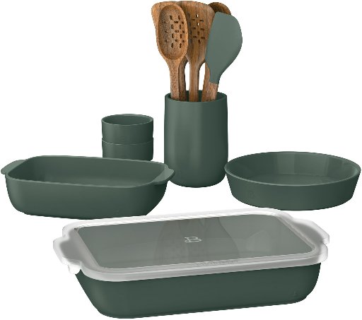 Beautiful by Drew Barrymore Stoneware Bakeware & Kitchen Tools Set 12-Piece