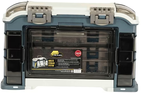 Plano Elite Angled Tackle System 3600 w/ 3 Utility Boxes & Expandable Rear Pocket