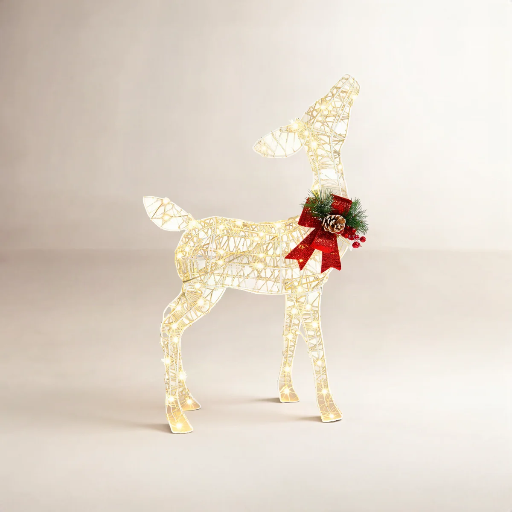 Birch Lane Lighted Christmas Reindeer Lawn Display