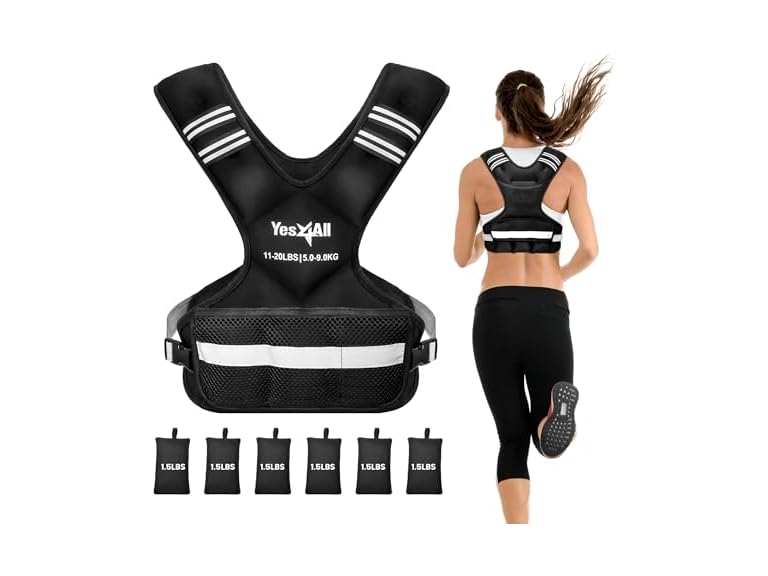 Yes4All Adjustable Weighted Vest 11-20lbs Deal