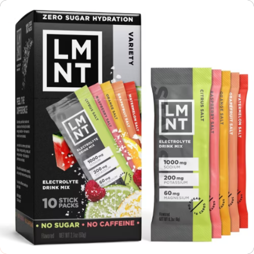 LMNT Zero-Sugar Electrolytes Drink 10-Count