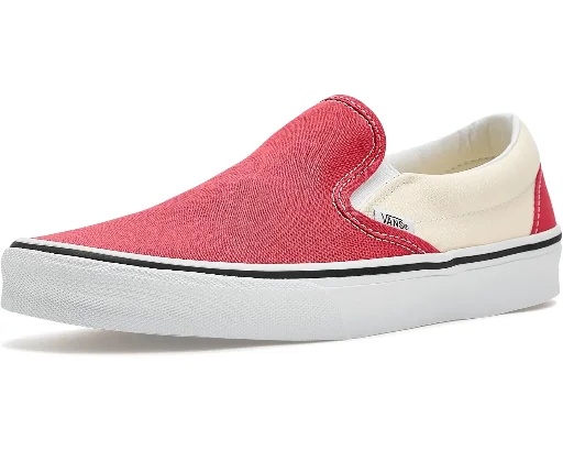 Vans Unisex Classic Slip-On Sneaker (Pop Crimson or Pop Coral Blush) Deal