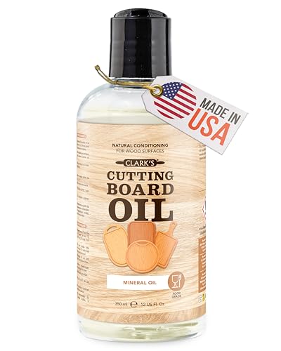 CLARK'S Food Grade Mineral Oil 12 oz, Butcher Block Conditioner - Unscented Deal