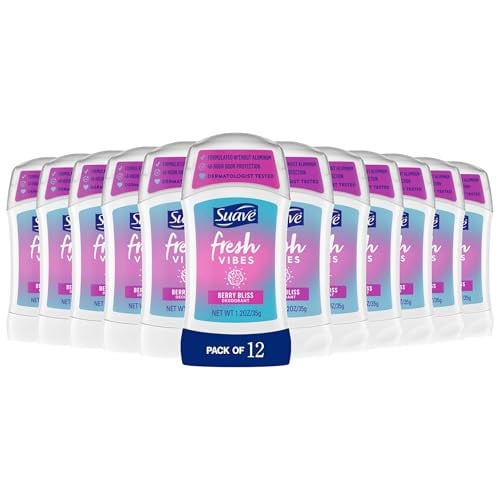 12-Pack 1.2 oz Suave Fresh Vibes Deodorant - Berry Bliss