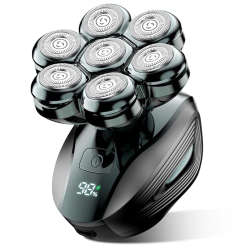 Head Shavers for Bald Men: 7D Floating with 120-Min Run