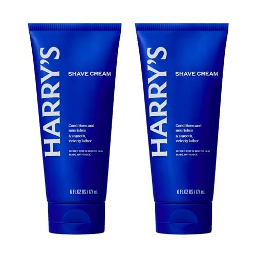 Harry's Shaving Cream for Men with Aloe and Eucalyptus (2 Pack) 6 oz
