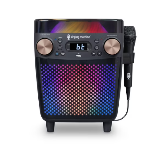 Singing Machine Portable Bluetooth System SML693BK