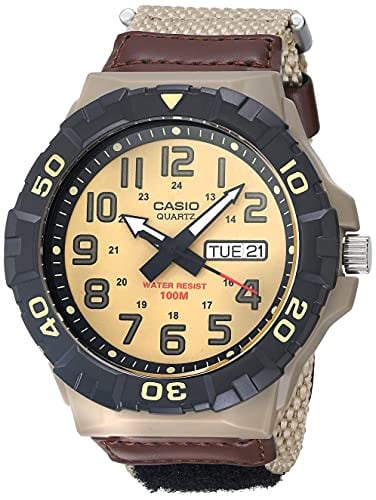 Casio MRW200H Men’s Analog Watch Sporty 100M Water Resistant