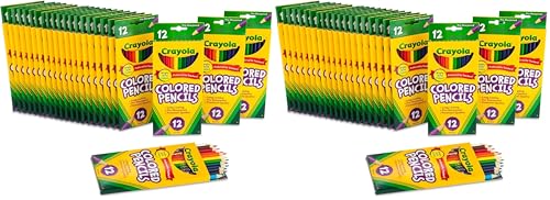 Crayola Bulk Colored Pencils for Kids (24pk) - 12 Assorted Colors (2-Pack) Deal