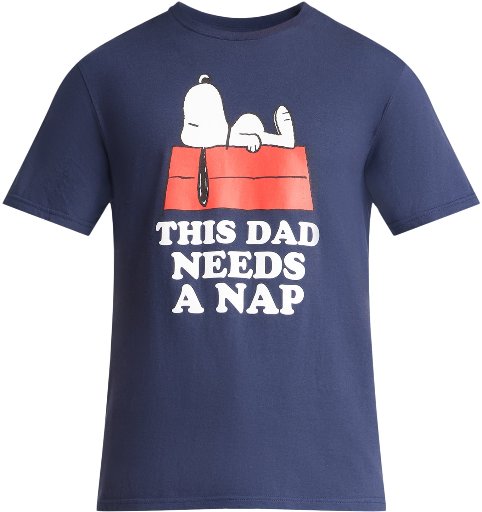 Snoopy Dad Nap Men's and Big Men's Graphic Tee S-3XL