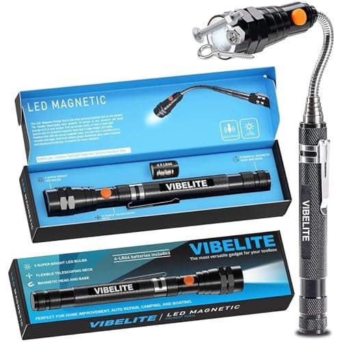 VibeLite Telescoping Magnetic Flashlight w/ Pickup Tool Deal