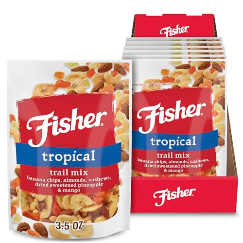 6-Pack 3.5-Oz Fisher Tropical Trail Mix