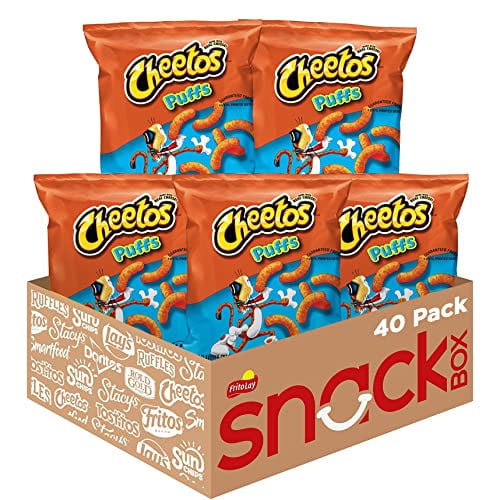 Cheetos Puffs Cheese Flavored Snacks 40-Count 0.875-Oz Deal