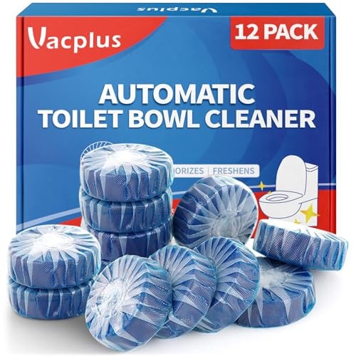 Vacplus Automatic Toilet Bowl Cleaner Tablets 12-Pack Deal