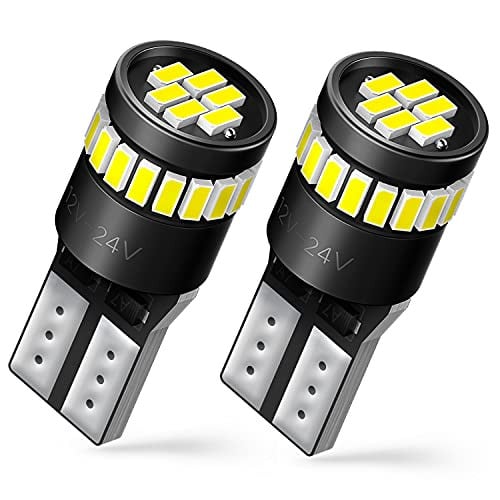 AUXITO 194 LED Bulbs 2-Pack 24-SMD 3014 Chipsets 6000K White