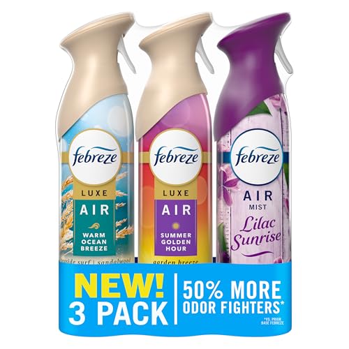 Febreze Air Mist Air Freshener Summer Golden Hour Variety 3-Pack