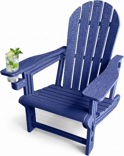 Adirondack Chair with Cup Holder