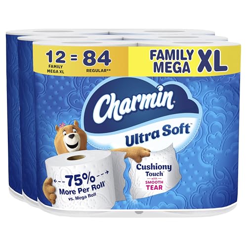 Charmin Ultra Soft Family Mega XL Toilet Paper 12-Count Deal