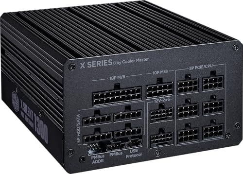 Cooler Master X Silent MAX Platinum 1300W Fully Modular Power Supply