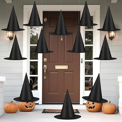 Hanging Witches Hats 12-Piece Deal