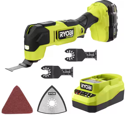 RYOBI ONE+ HP 18V Brushless Cordless Multi-Tool Kit with 4.0 Ah HIGH PERFORMANCE EDGE Battery and Charger