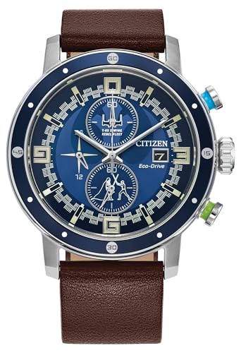 CITIZEN Men's Eco-Drive Luke Skywalker 44mm Stainless Steel CA0768-07W