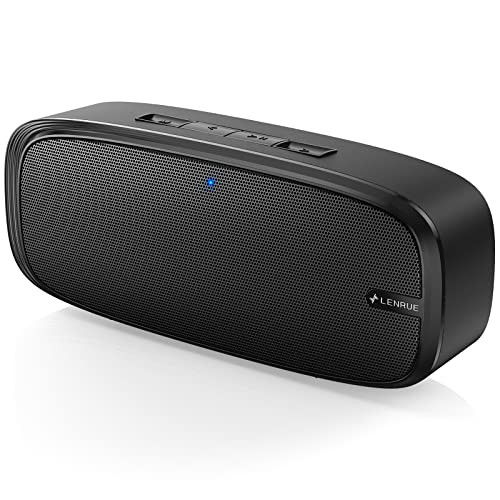 LENRUE Wireless Portable Bluetooth Speaker w/ Loud Stereo Sound